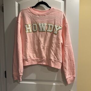 Rosio Blush Pink Crewneck